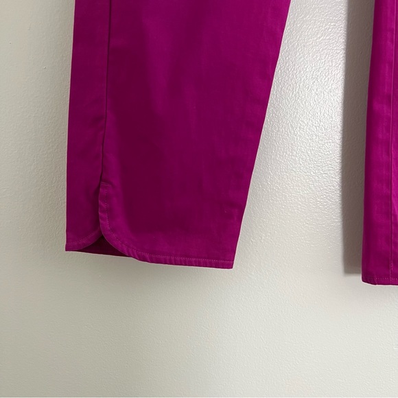 Talbots Deep Pink Heritage Cropped Pants - Picture 4 of 8